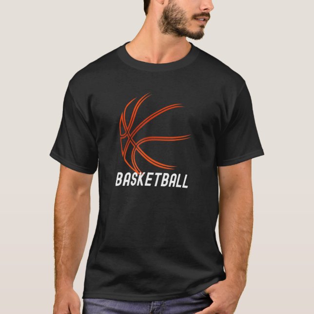 T-shirt Basketball Outdoor Bball Indoor Basketball Artwork (Devant)
