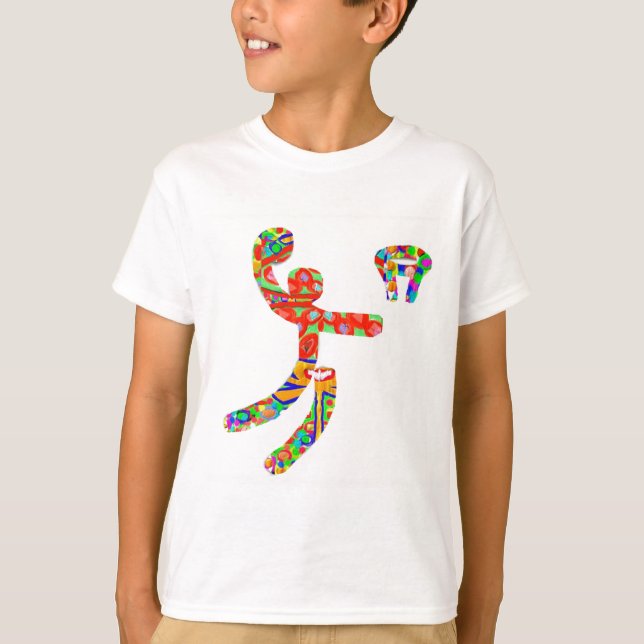 T-shirt BASKETBALL Panier (Devant)