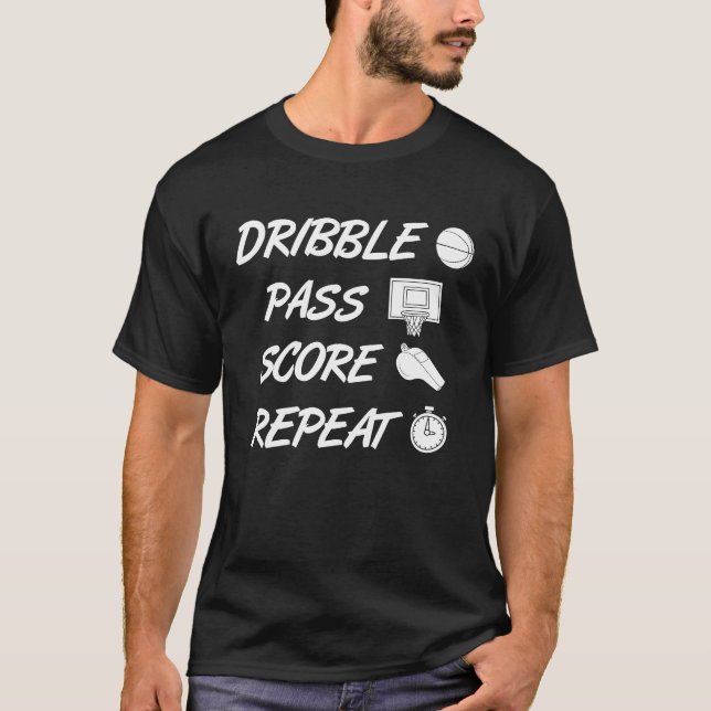 T-shirt Basketball Player Basketball Enthusiast Quote (Devant)