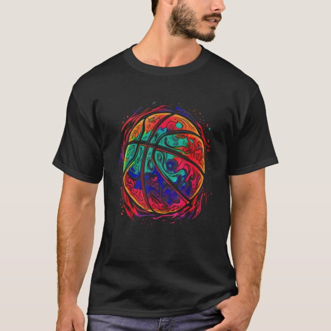 T-shirt Basketball Player Basketballer Sports Graphic (Devant)