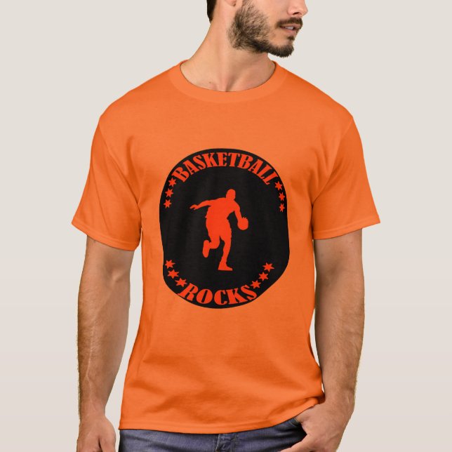 T-SHIRT BASKETBALL ROCKS ! (Devant)