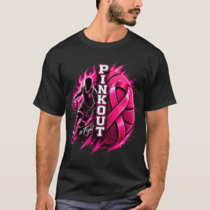 T-shirt Basketball rose contre le cancer du sein mois de s