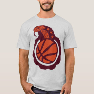 T-shirt basketball serpent cobra snake logo club Schlange