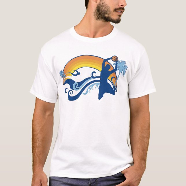 T-shirt basketball. summersetz. (Devant)