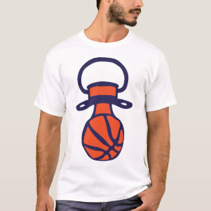 T-shirt basketball tetine bebe sucette 0