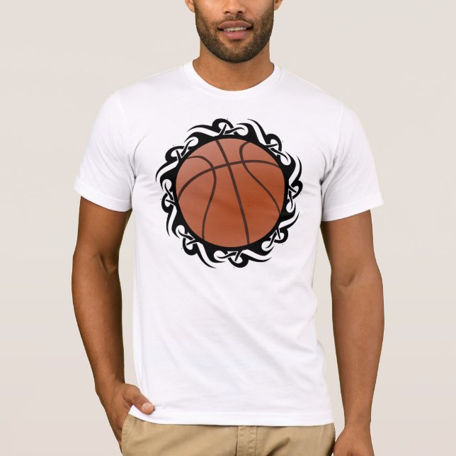 T-shirt basketball. tribal. (Devant)