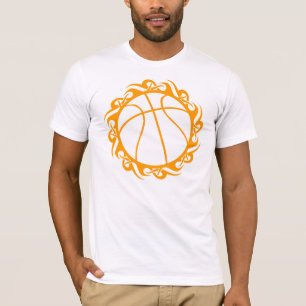 T-shirt basketball. tribal.