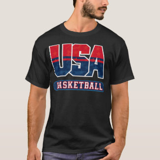 T-shirt Basketball Usa Drapeau Sports patriotiques Lover A