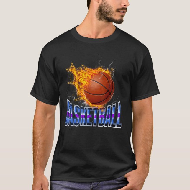 T-shirt Basketballer Basketball Hoop Dunking Basketball Ho (Devant)