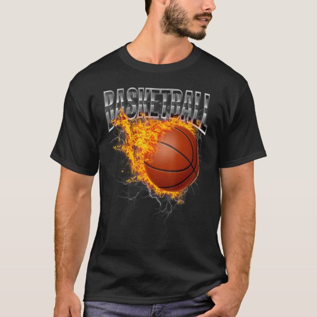 T-shirt Basketballer Basketball Hoop Dunking Basketball Ho (Devant)