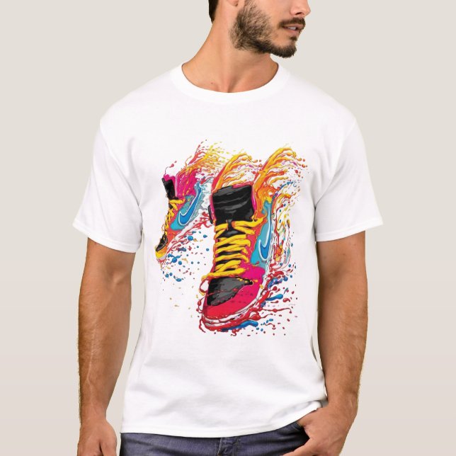 T-shirt Baskets Vibrants (Devant)