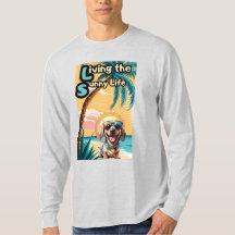 Basking dans la lumière : Chien Cool dans le solei