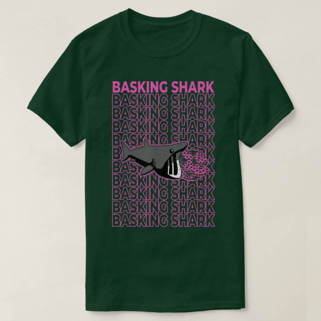 T-shirt Basking Shark Pastel Aesthetic  (Design devant)