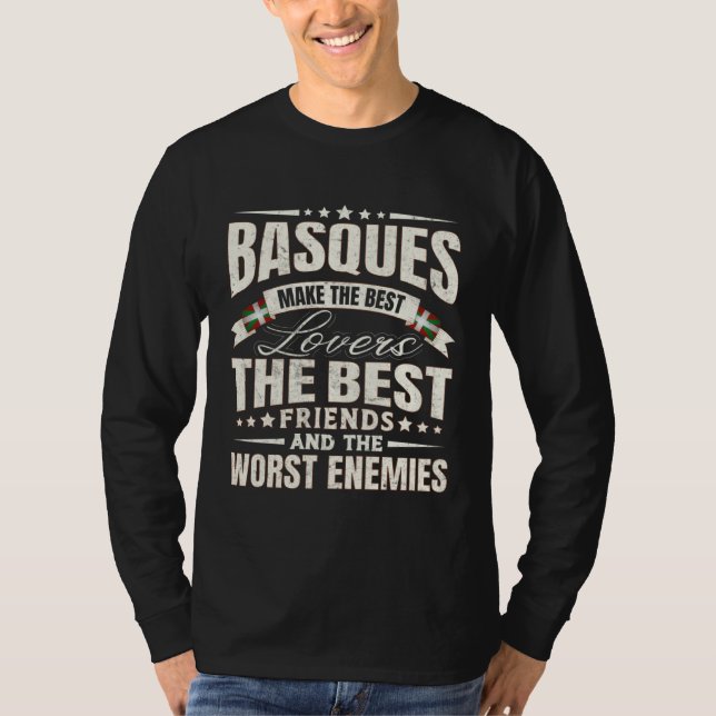 T-shirt Basque Best Basques Men & Women (Devant)