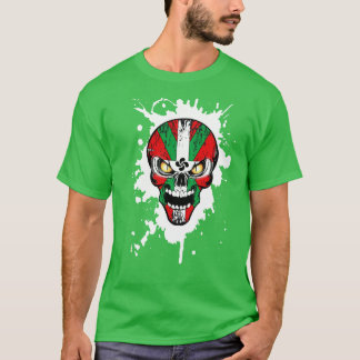 T-shirt Basque skull