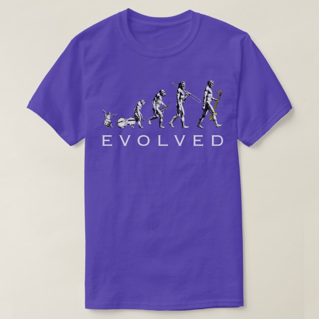 T-shirt Bass Clarinet Evolution (Design devant)