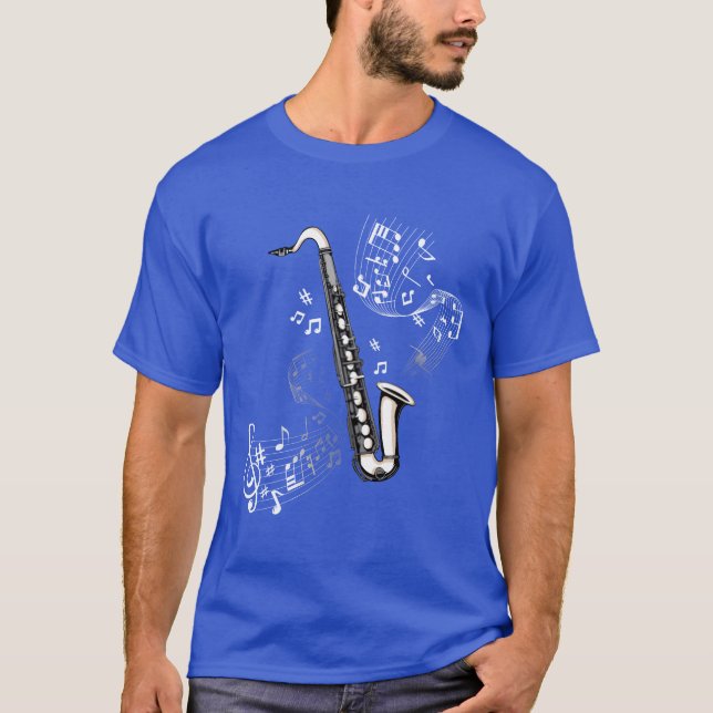 T-shirt Bass Clarinet Player Orchestra Band Bass Clarinet  (Devant)
