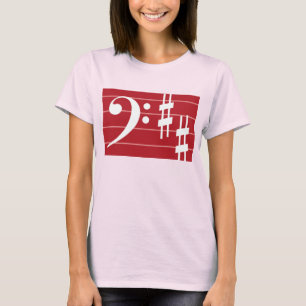 T-shirt Bass Clef