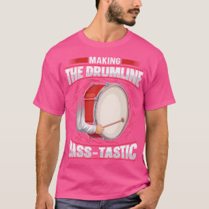 T-shirt Bass Drum Marching Bande Conception Pour Bass Drum