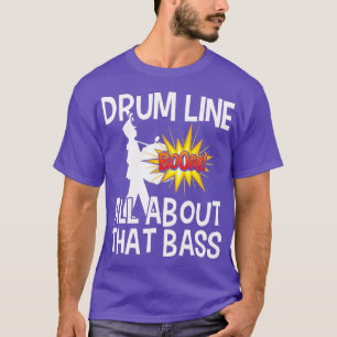 T-shirt Bass Drum Player Tout sur casquette Bass Drumline 