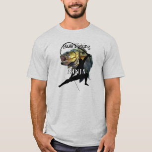 T-shirt Bass Fishing Ninja Light Fishing