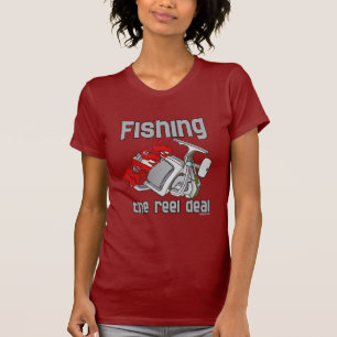 T-shirt Bass Fishing The Reel Deal