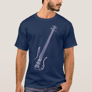 T-shirt Bass guitare instrument musical bassiste