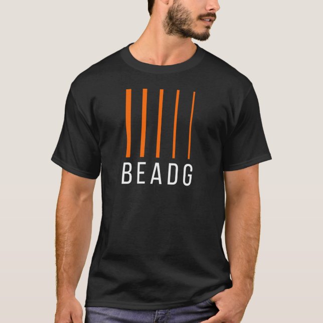 T-shirt Bass Guitarist Gift - BEADG 5 String (Devant)