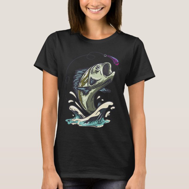 T-shirt Bass Jumps Catch (Devant)