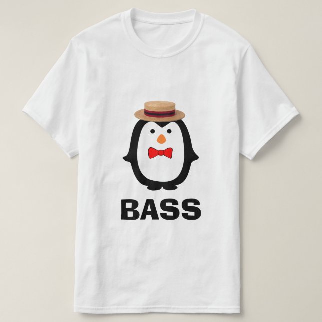 T-shirt Bass Penguin (Design devant)