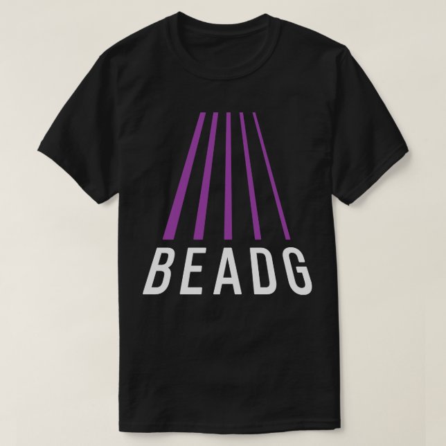 T-shirt Bass Player Gift BEADG 5 String Bass Guitar Perspe (Design devant)