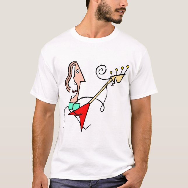 T-shirt Basse abstraite (Devant)