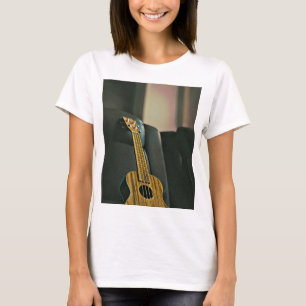 T-shirt basse acoustique guitare électrique cadeau