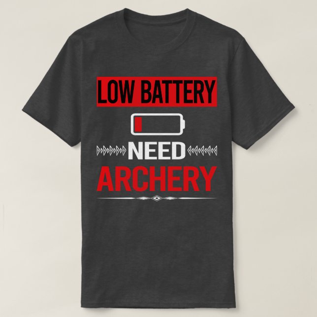T-shirt Basse Batterie Archer Archer Flèches Flèches Flèch (Design devant)