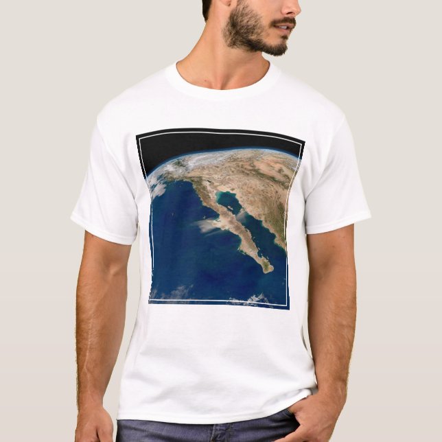 T-shirt Basse Californie Et Côte Pacifique Du Mexique. (Devant)