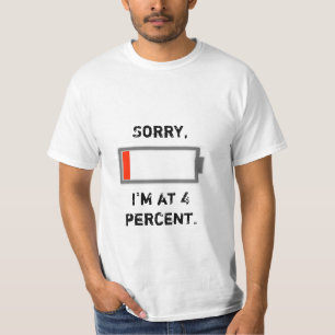 T-shirt Basse chemise drôle de batterie