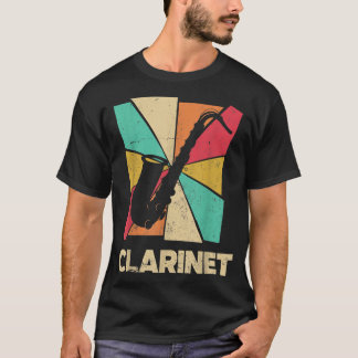 T-shirt Basse Clarinet Clarinetist Joueur Clarinet Silhoue