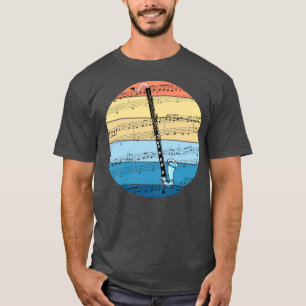 T-shirt Basse Clarinet Notation de musique Clarinetist Woo