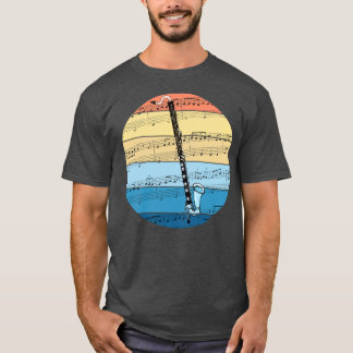 T-shirt Basse Clarinet Notation de musique Clarinetist Woo
