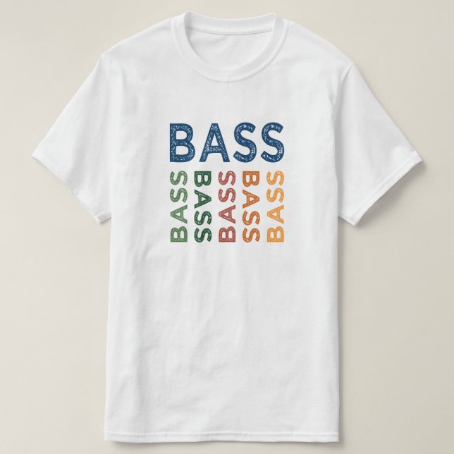 T-shirt Basse colorée (Design devant)
