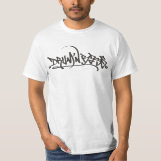 T-shirt Basse de N de tambour de graffiti '