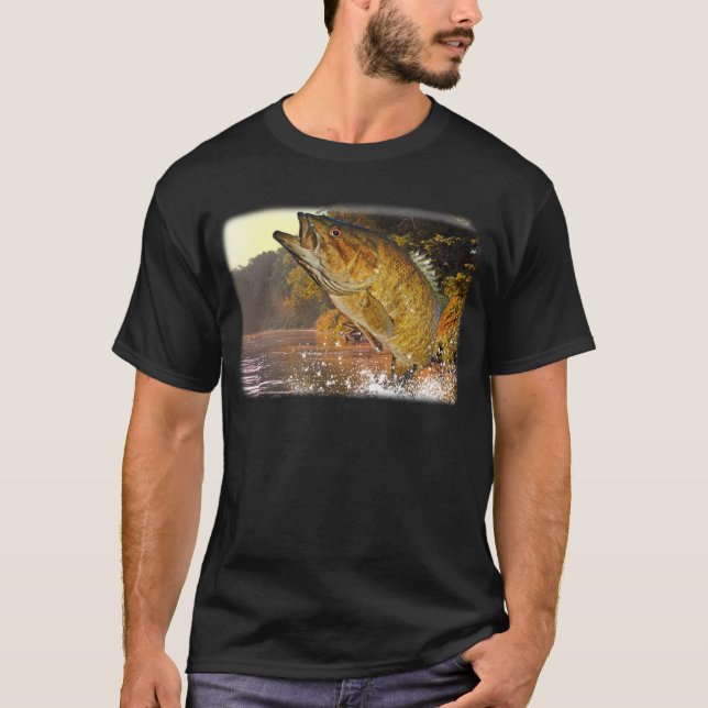 T-shirt Basse de Smallmouth (Devant)