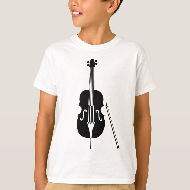 T-shirt Basse double - Noir (Devant)