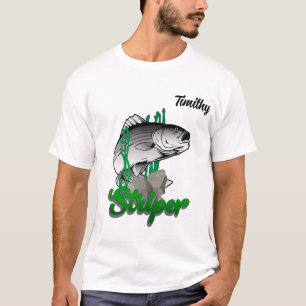 T-shirt Basse Étalée Le Roi D'Eau Douce Des Combattants