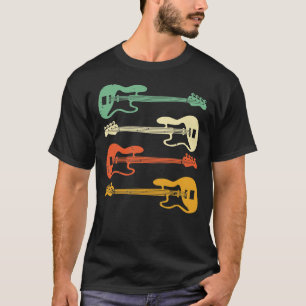 T-shirt Basse Guitare Lecteur Baid Guitariste Pics Musicia