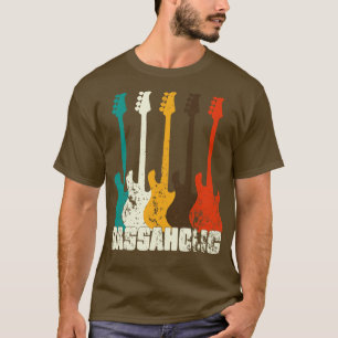 T-shirt Basse Guitare Lecteur Bassaholic Lecteur Basse Gui