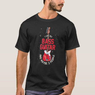 T-shirt Basse Guitare Lecteur Basse Guitariste Musique Bai