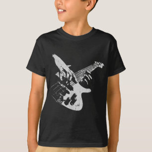 T-shirt Basse Guitare Lecteur Cadeau Baid