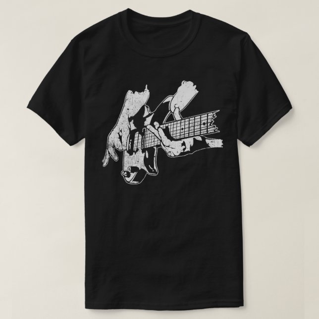 T-shirt Basse Guitare Lecteur Musique Guitariste Musicien  (Design devant)