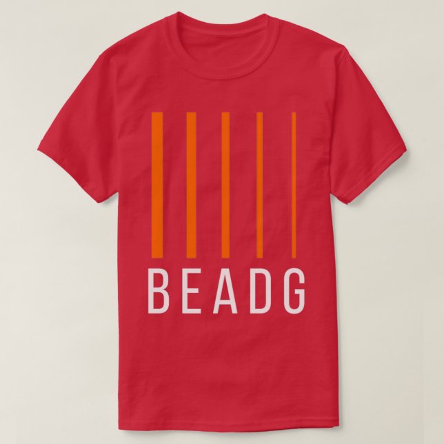 T-shirt Basse Guitariste Cadeau BEADG 5 String (Design devant)